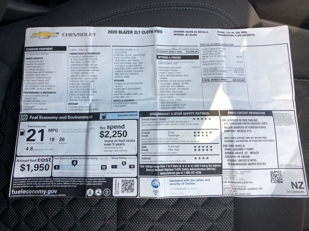 2020 Chevrolet Blazer LT