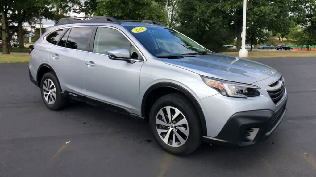Used 2021 Subaru Outback Premium with VIN 4S4BTADC6M3134134 for sale in Meridian charter Township, MI
