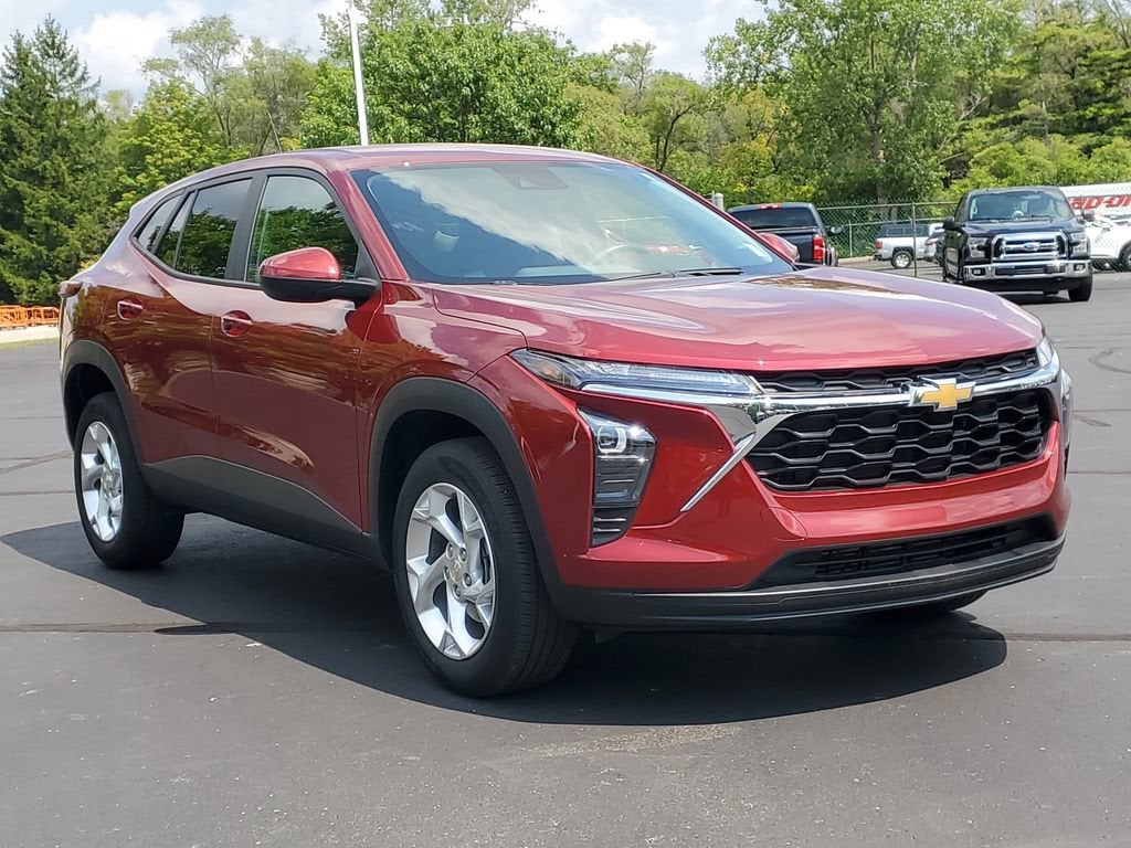 Used 2024 Chevrolet Trax LS with VIN KL77LFE23RC074444 for sale in Meridian charter Township, MI