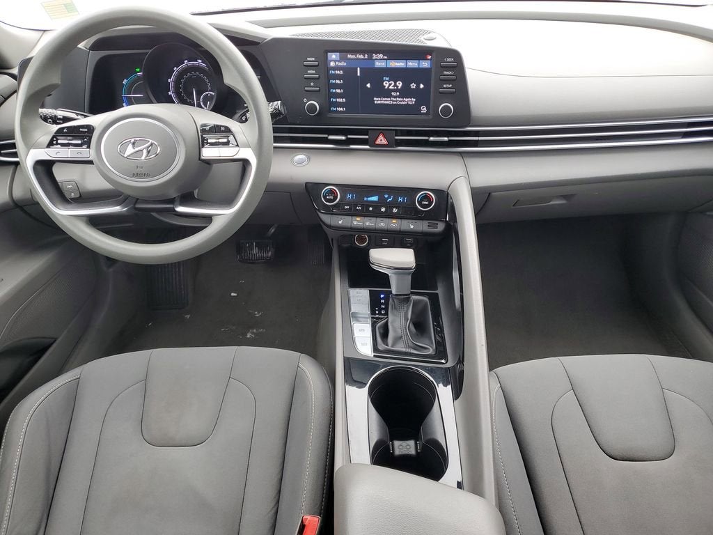 2022 Hyundai Elantra Hybrid Blue